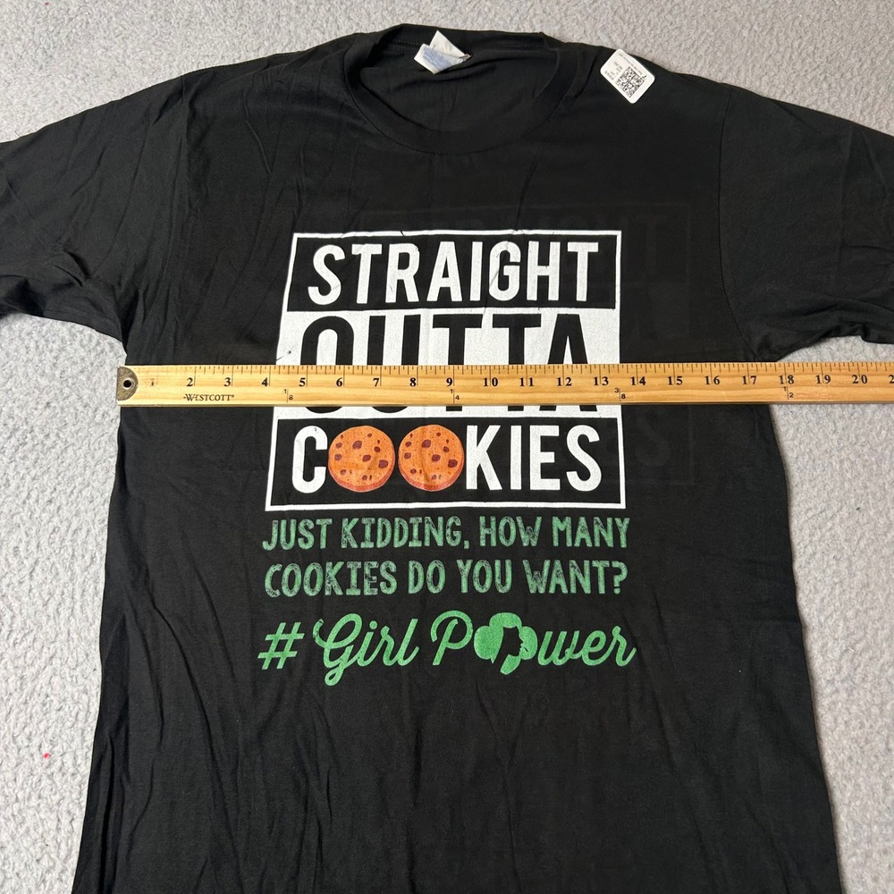 New Straight Outta Cookies Graphic‎ T-Shirt Mens S Black Girl Power Funny Tee - Picture 7 of 8